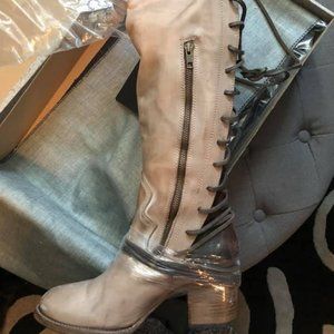 Freebird by Steven Coal Leather Boots